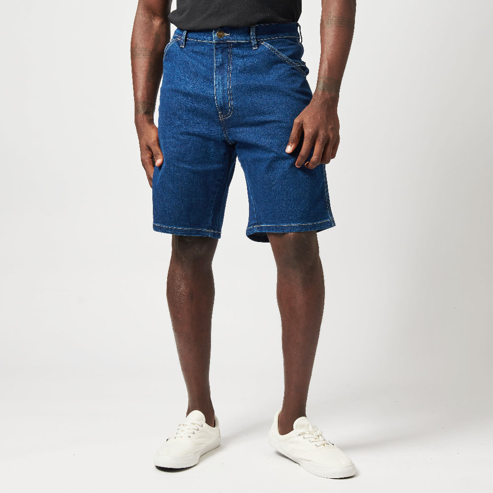 CARPENTER SHORT IN STONEWASH