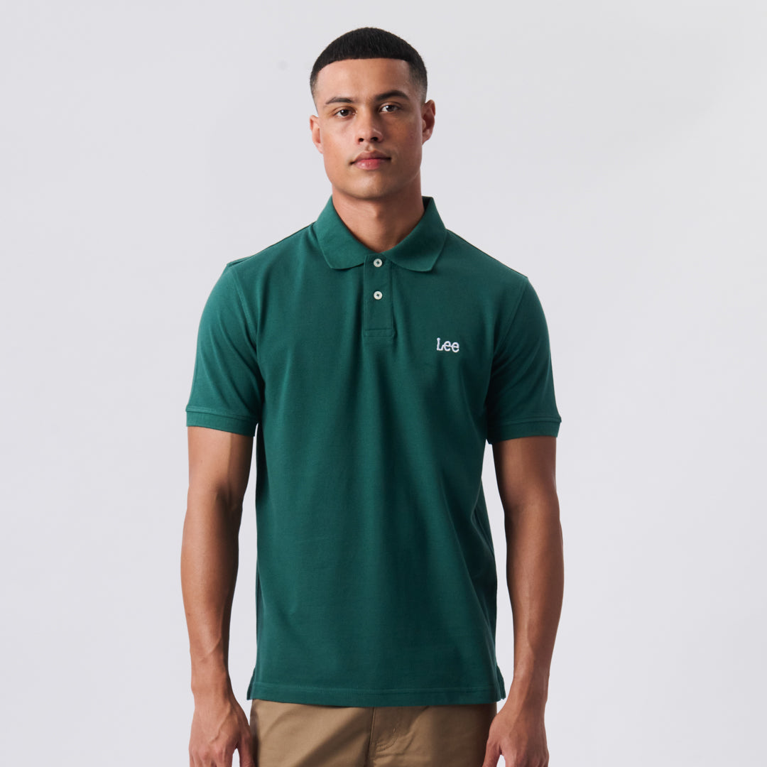 ICARUS POLO IN HUNTER GREEN