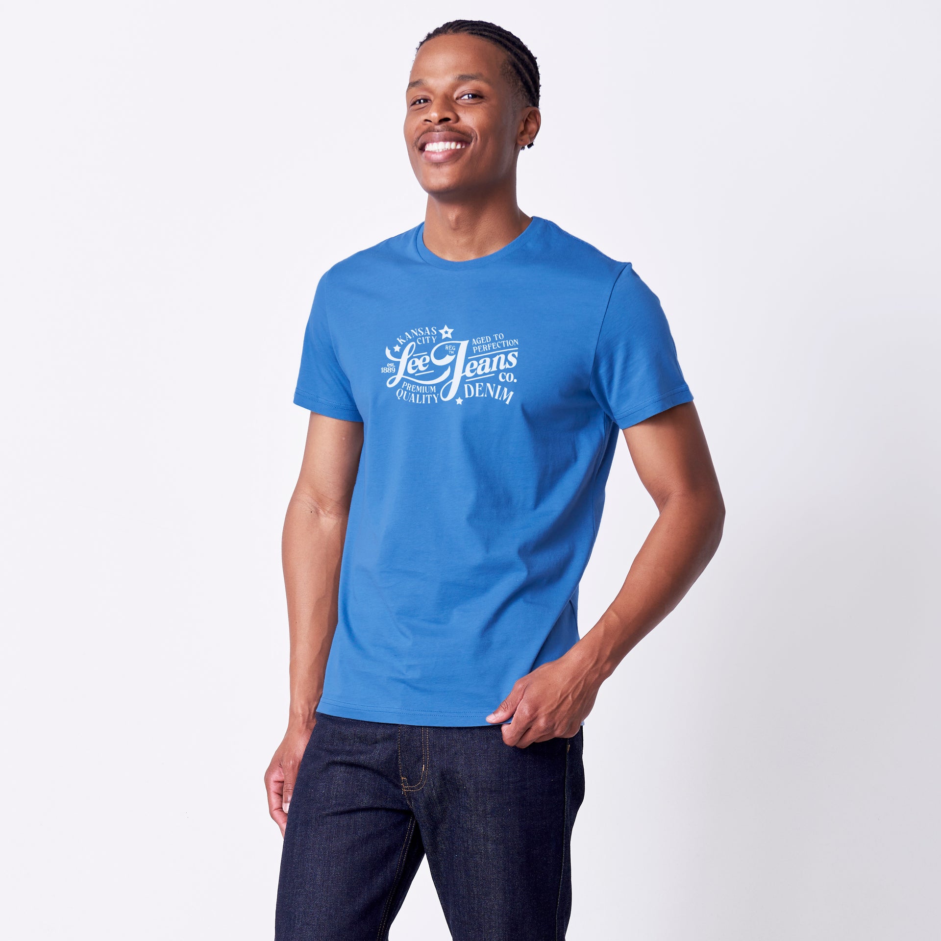 FROM KANSAS T-SHIRT IN ROYAL
