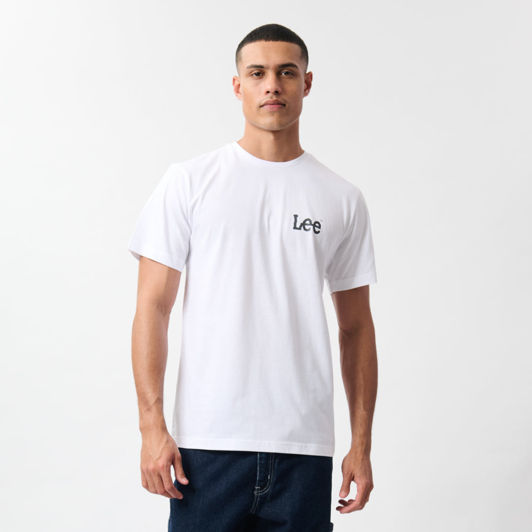 WOBBLY T-SHIRT IN WHITE