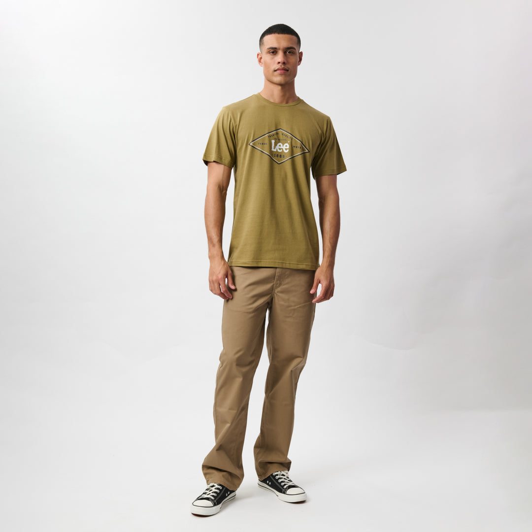 DIAMOND CITY T-SHIRT IN CEDAR