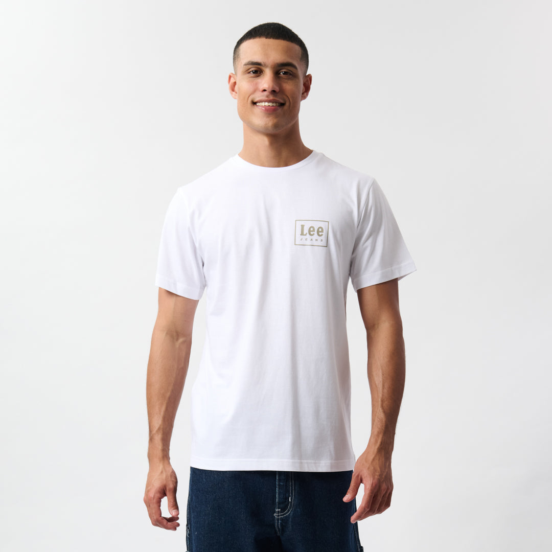 BOX UP T-SHIRT IN WHITE