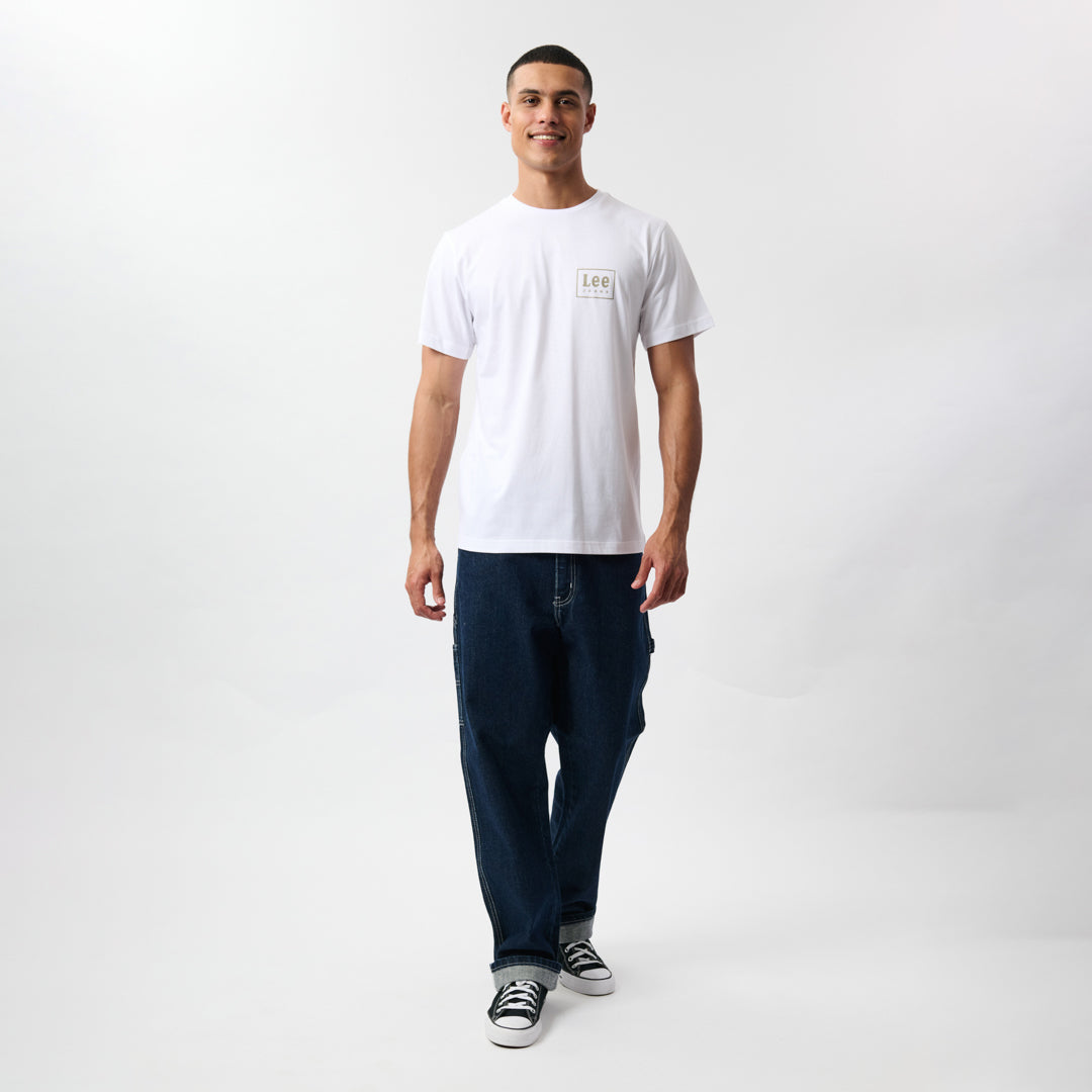 BOX UP T-SHIRT IN WHITE