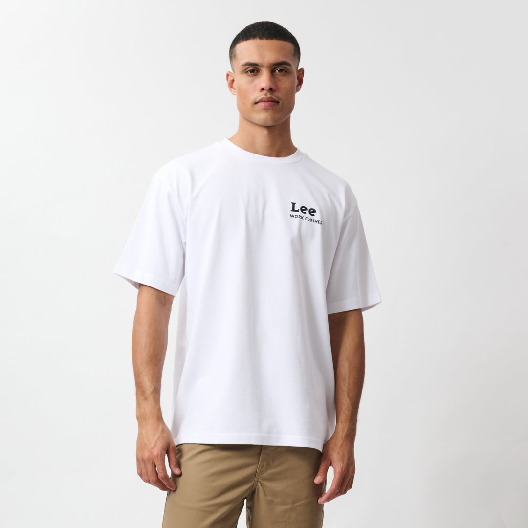 WORK WALK T-SHIRT IN WHITE
