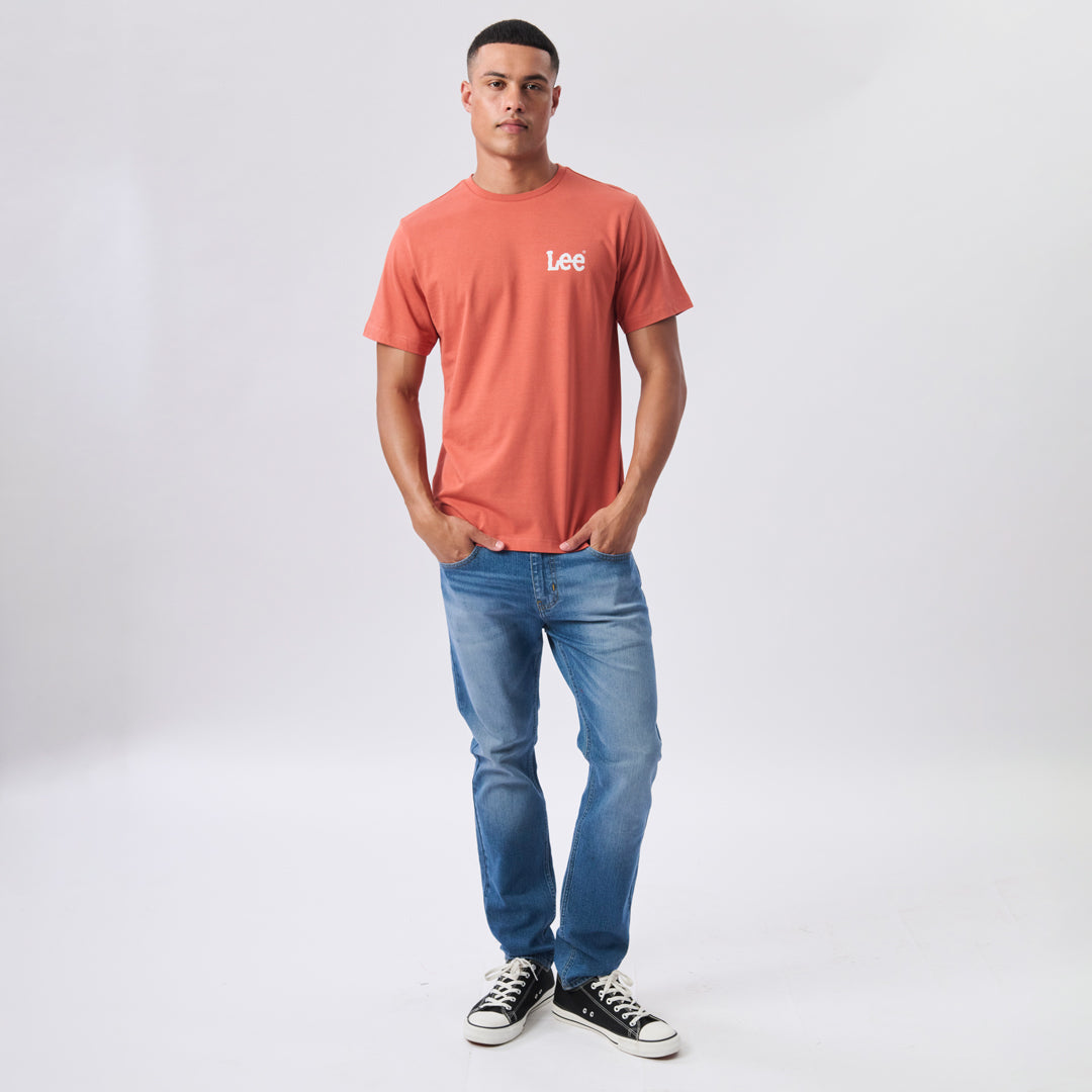 WOBBLY T-SHIRT IN REDWOOD