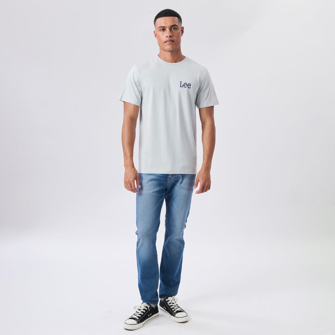 WOBBLY T-SHIRT IN TIN GREY