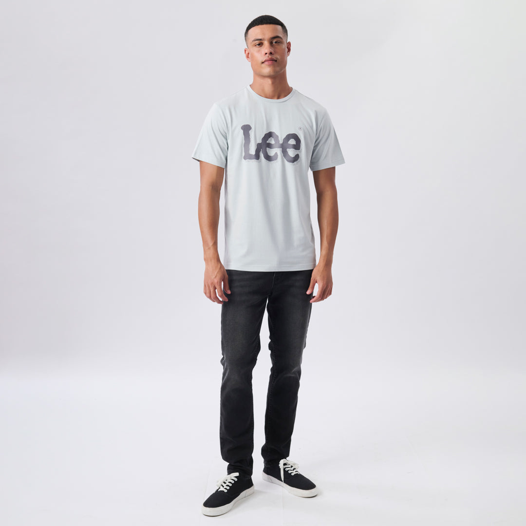 DOUBLE UP T-SHIRT IN TIN GREY