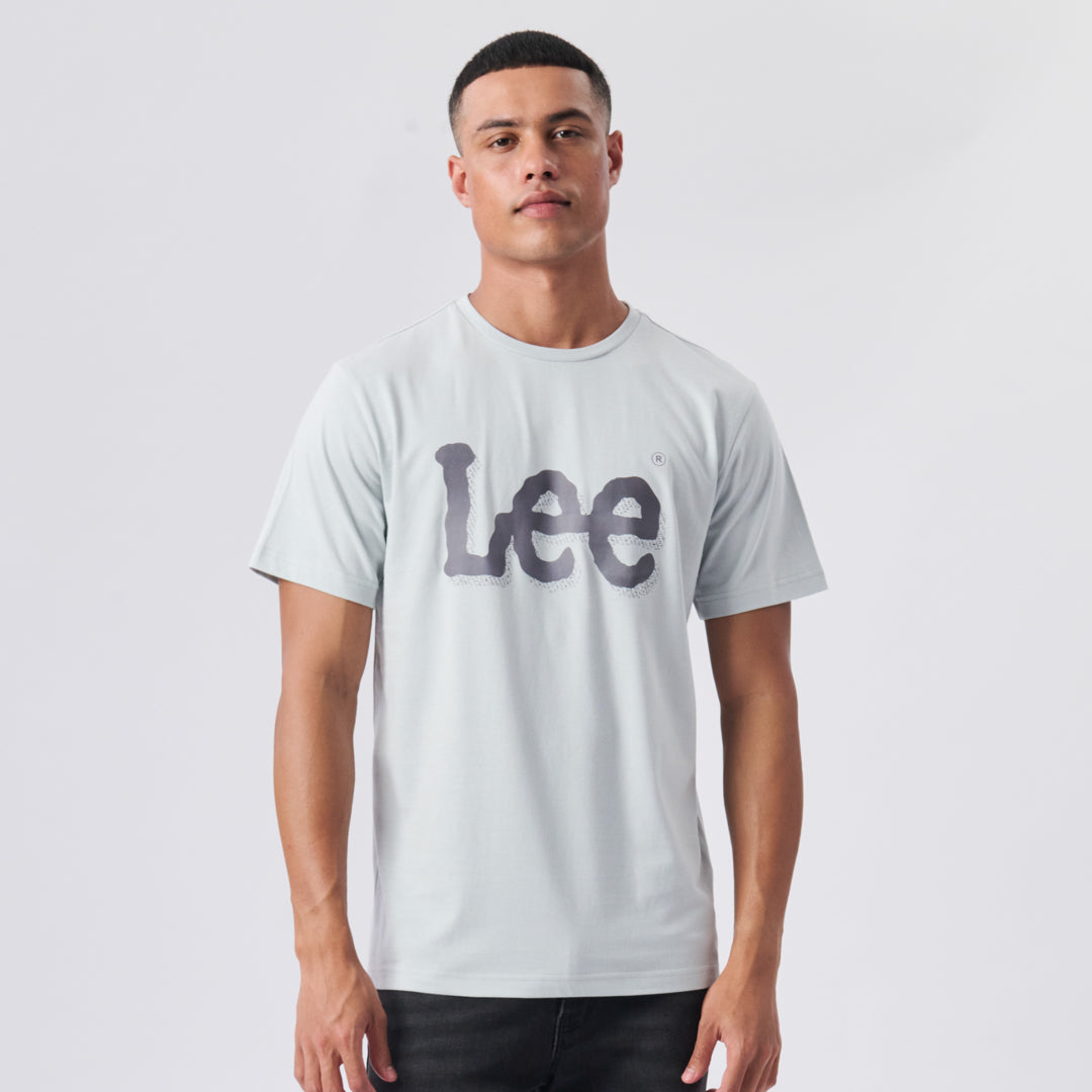 DOUBLE UP T-SHIRT IN TIN GREY