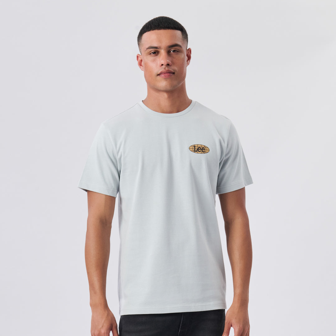 H.D LEE COMPANY T-SHIRT IN TIN GREY