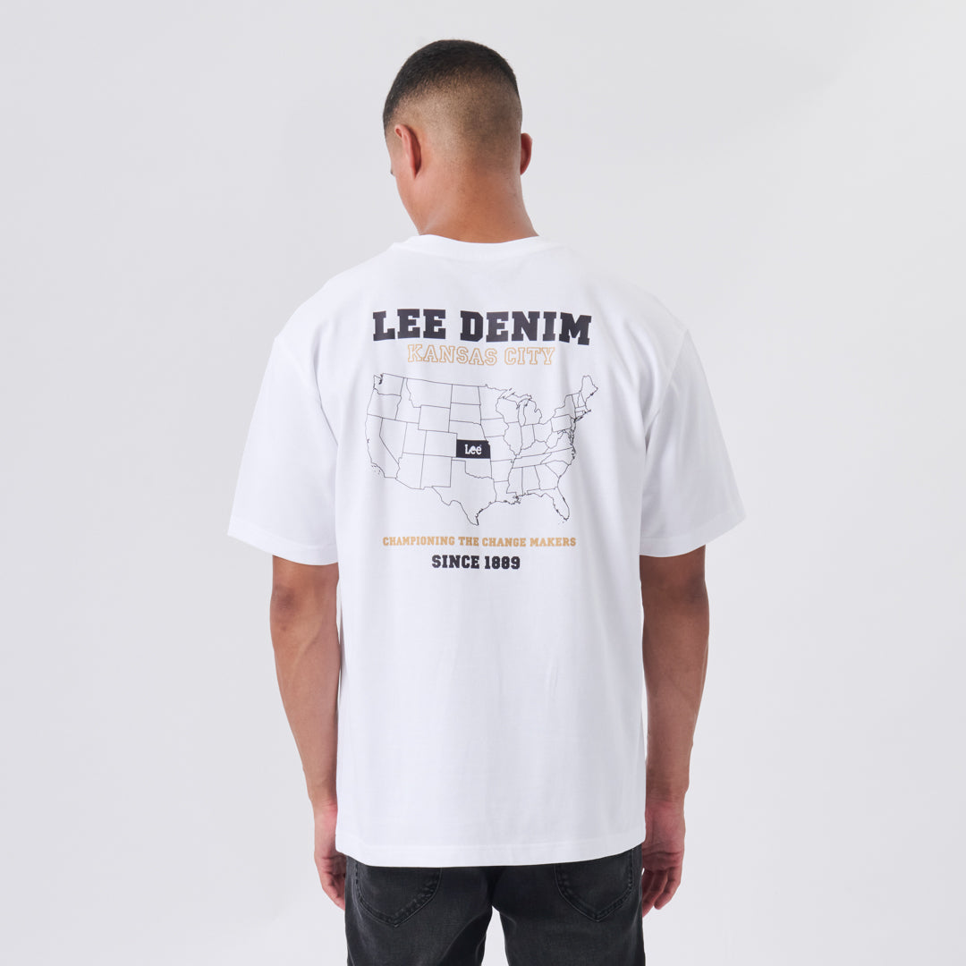 KANSAS CITY T-SHIRT IN WHITE