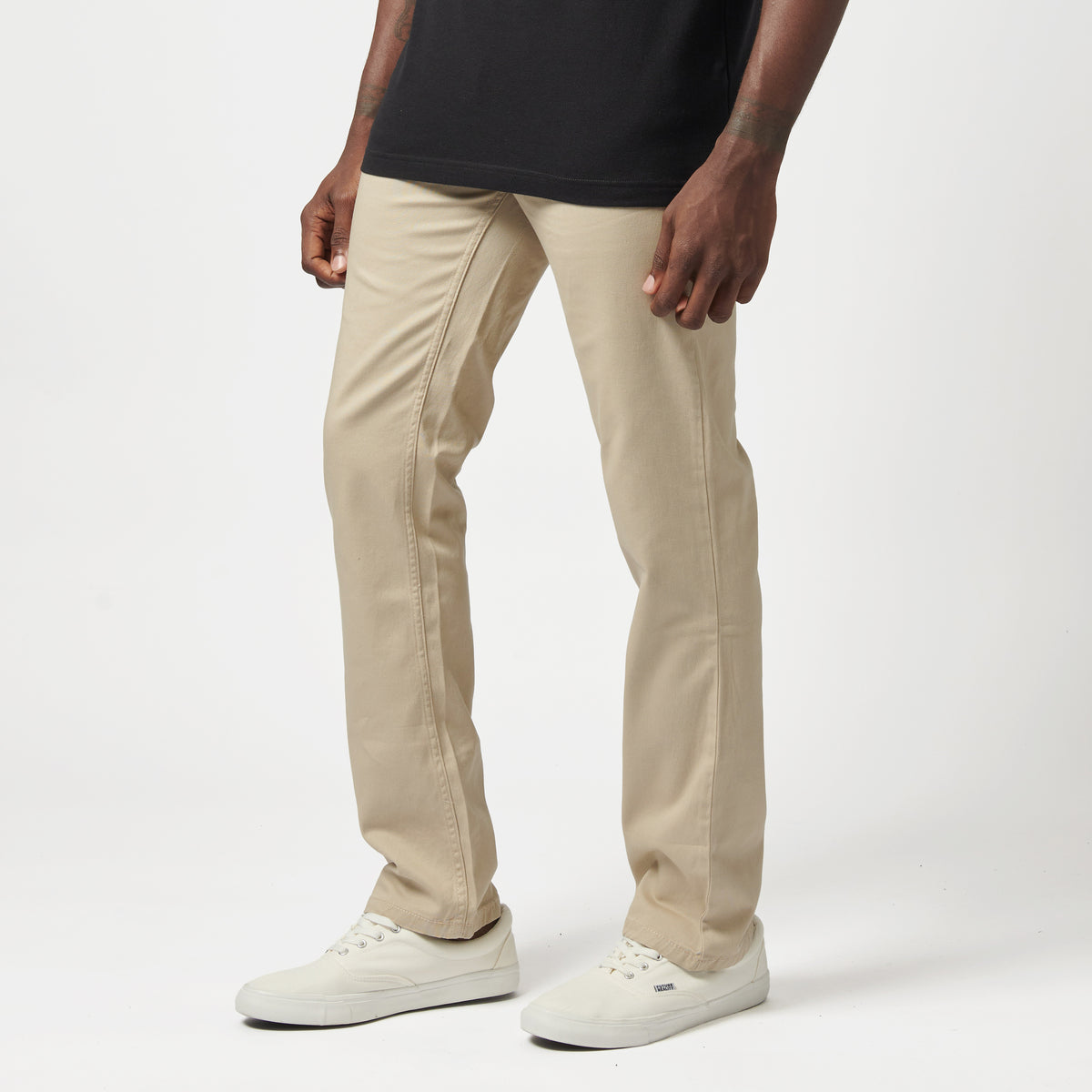 Limestone Stretch BROOKLYN STRETCH TWILL IN STONE STRETCH