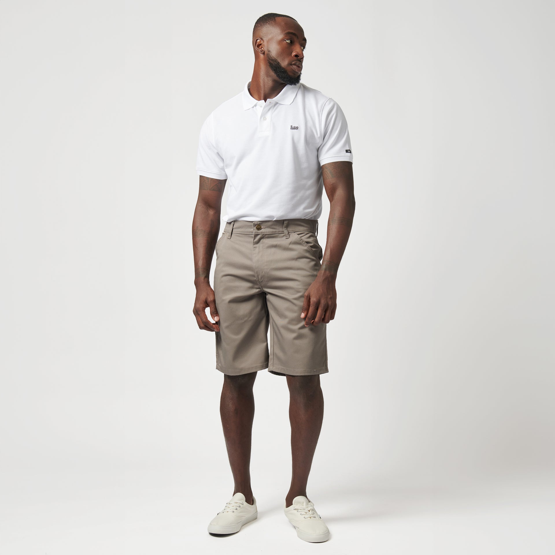 BOSS OF THE ROAD SHORT ACUTANE IN SILVER GREY