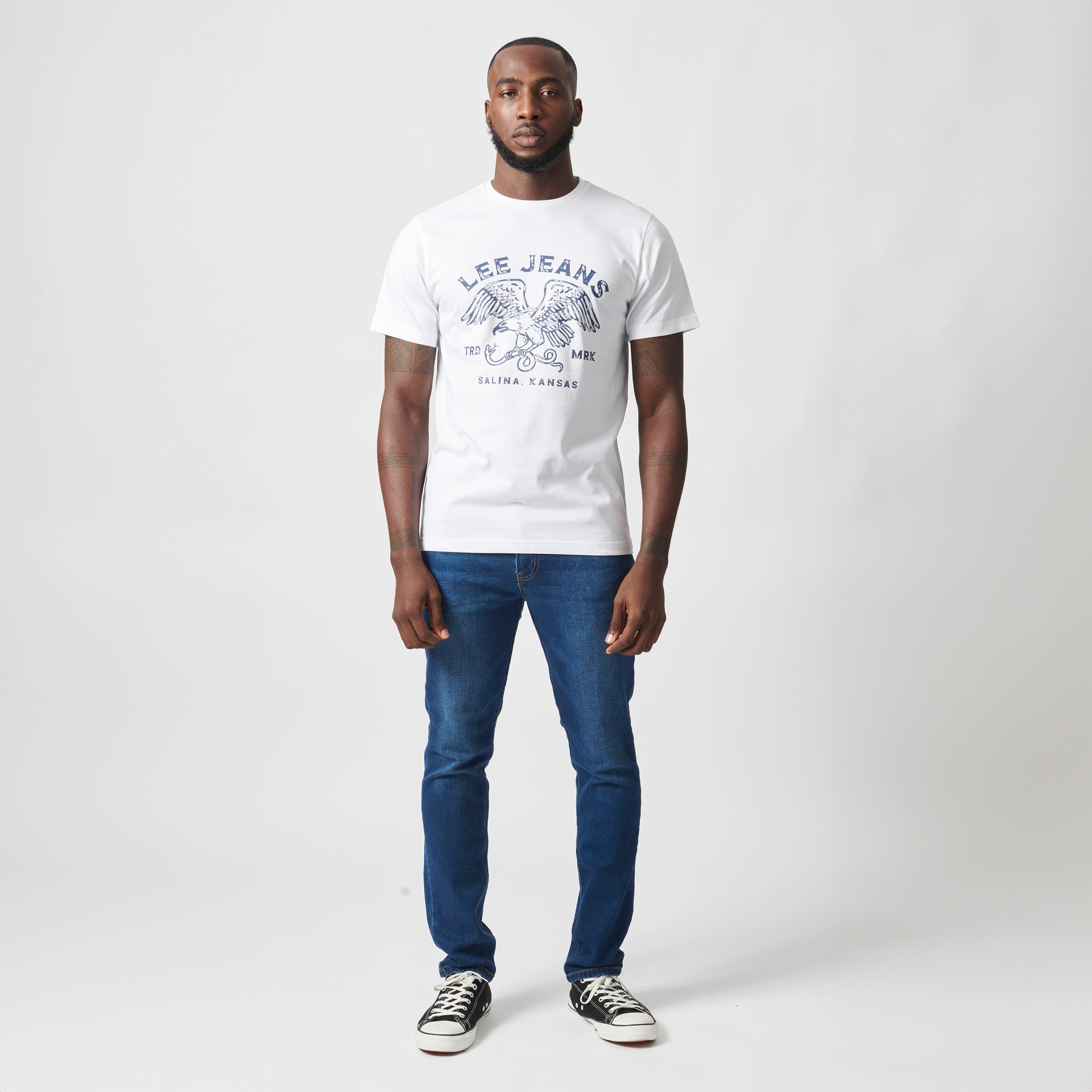 KANSAS BOLD T-SHIRT IN WHITE