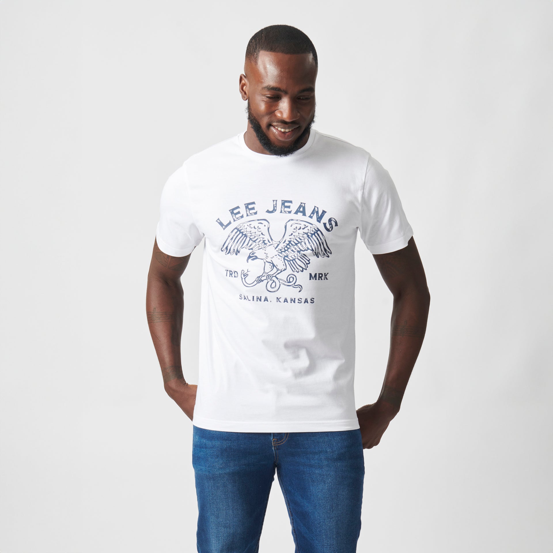 KANSAS BOLD T-SHIRT IN WHITE
