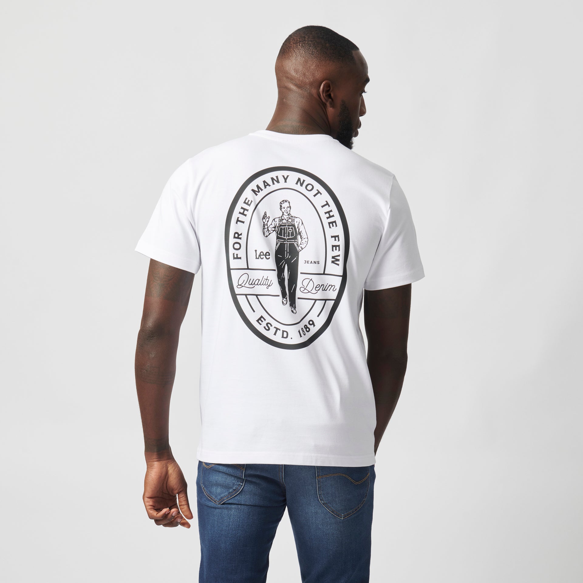 FOR THE MANY T-SHIRT IN WHITE