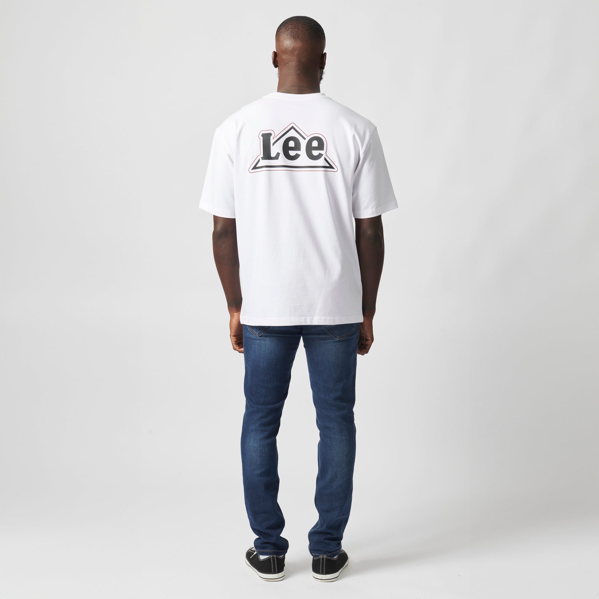 LEE SLOGEN T-SHIRT IN WHITE