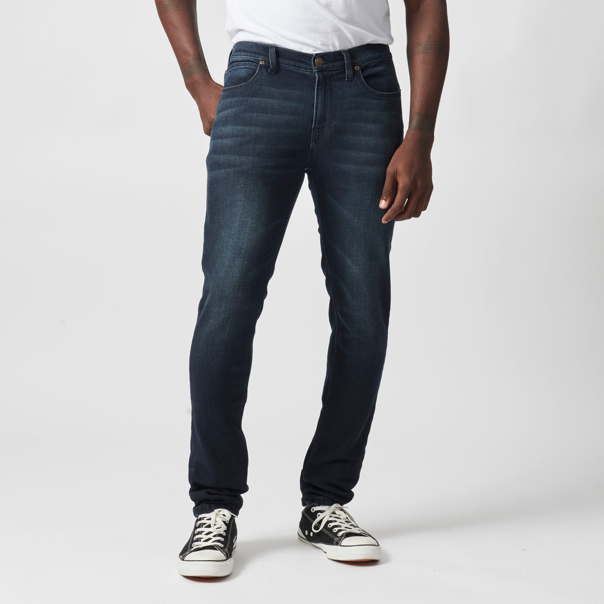LUKE IN DARK AGED INDIGO STRETCH